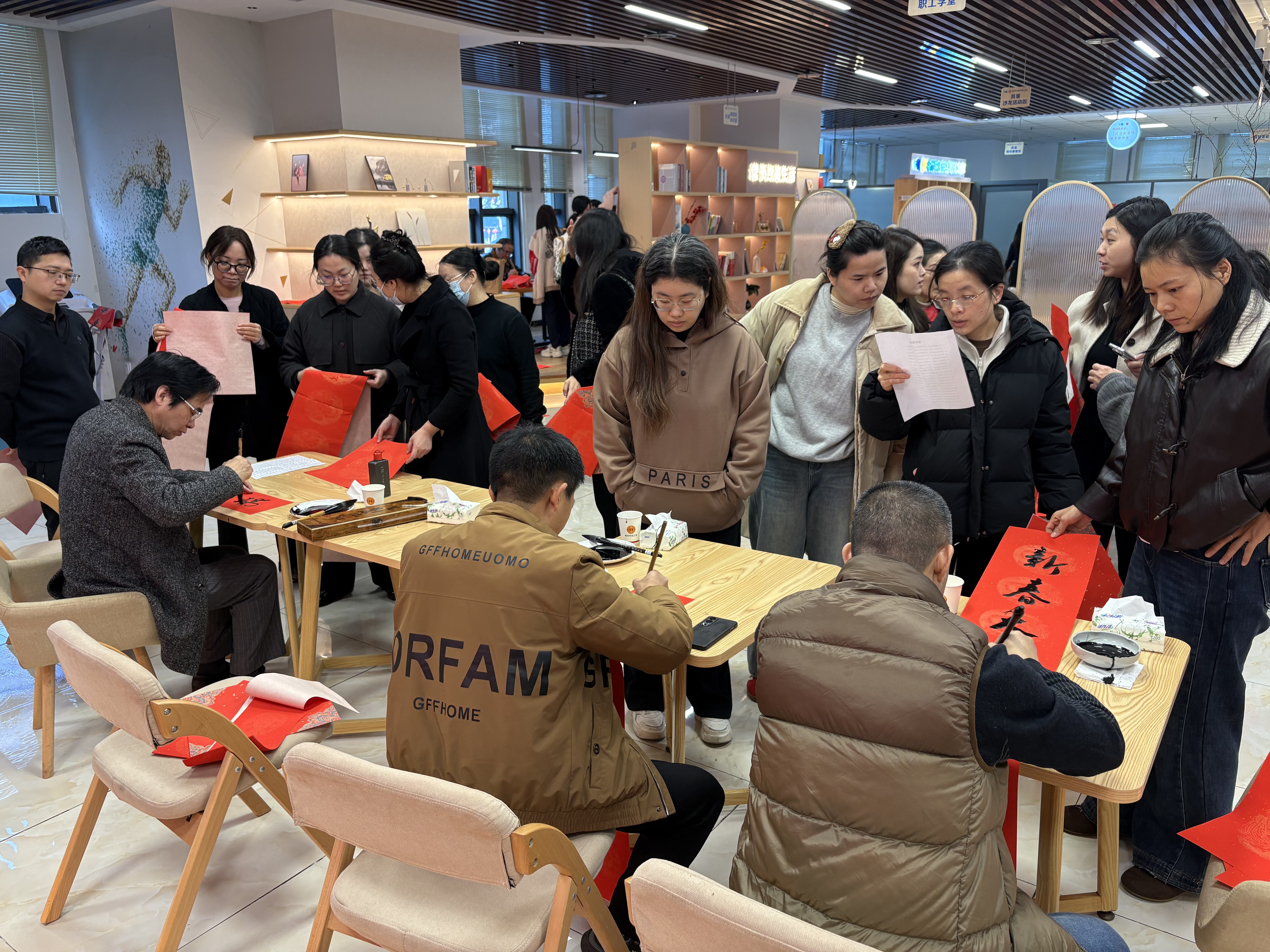 墨香暖新春，春联传祝福！福州软件园这场送春联活动太暖心～